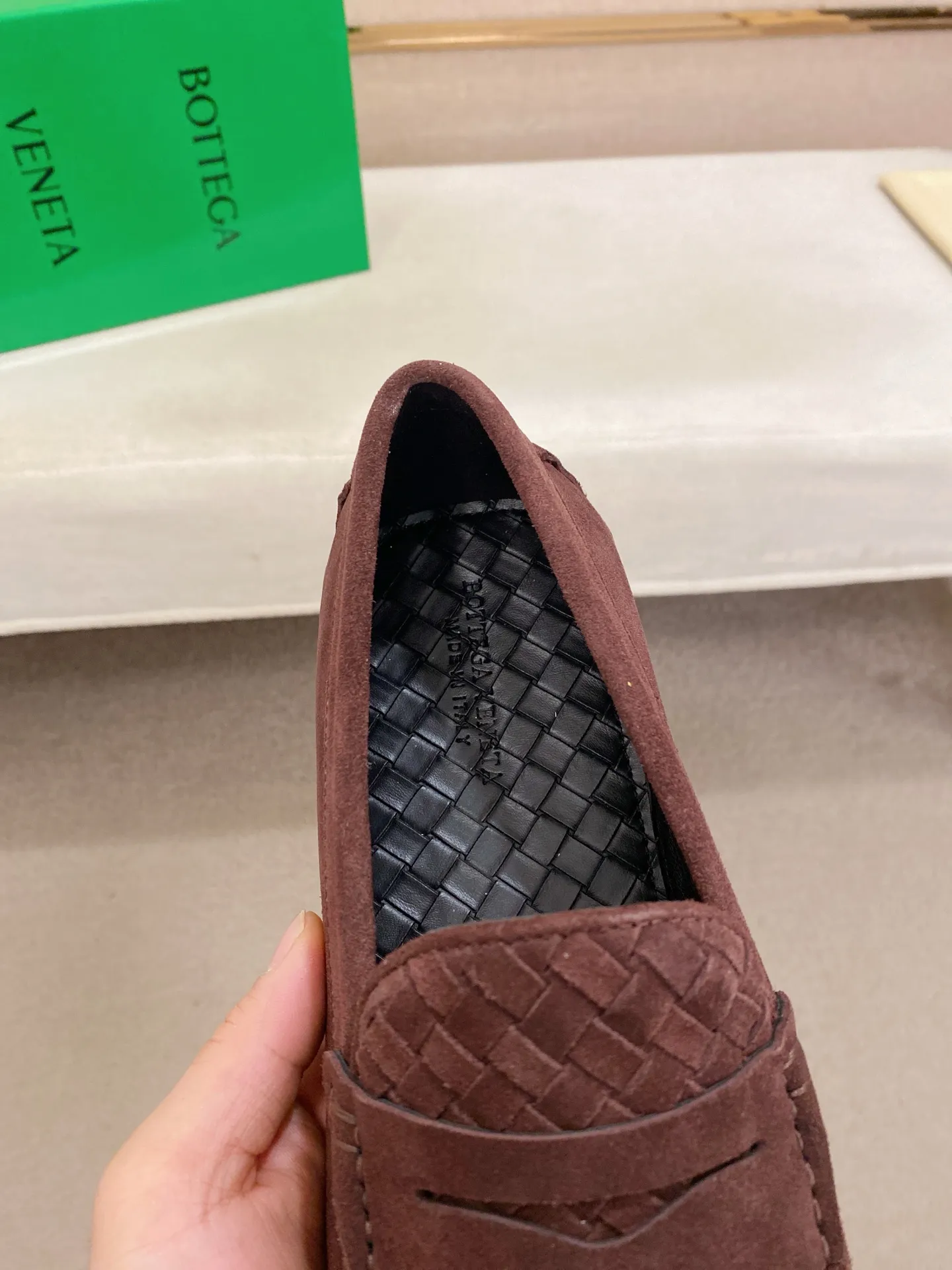 Men's shoes 💰 400💰 (Niu Li + Niu Pad) [BV] latest hot style‼ ️Casual men's shoes, uppers imported deer pattern first-layer cowhide ➕Full imported cowhide lining✔️Exquisite workmanship, excellent foot feel, special rubber soles✔️, cool and fashionable, the latest fashion, fashionable outsole, hurry up. Code number: 38-44 (can be customized to 37.45, non-refundable)